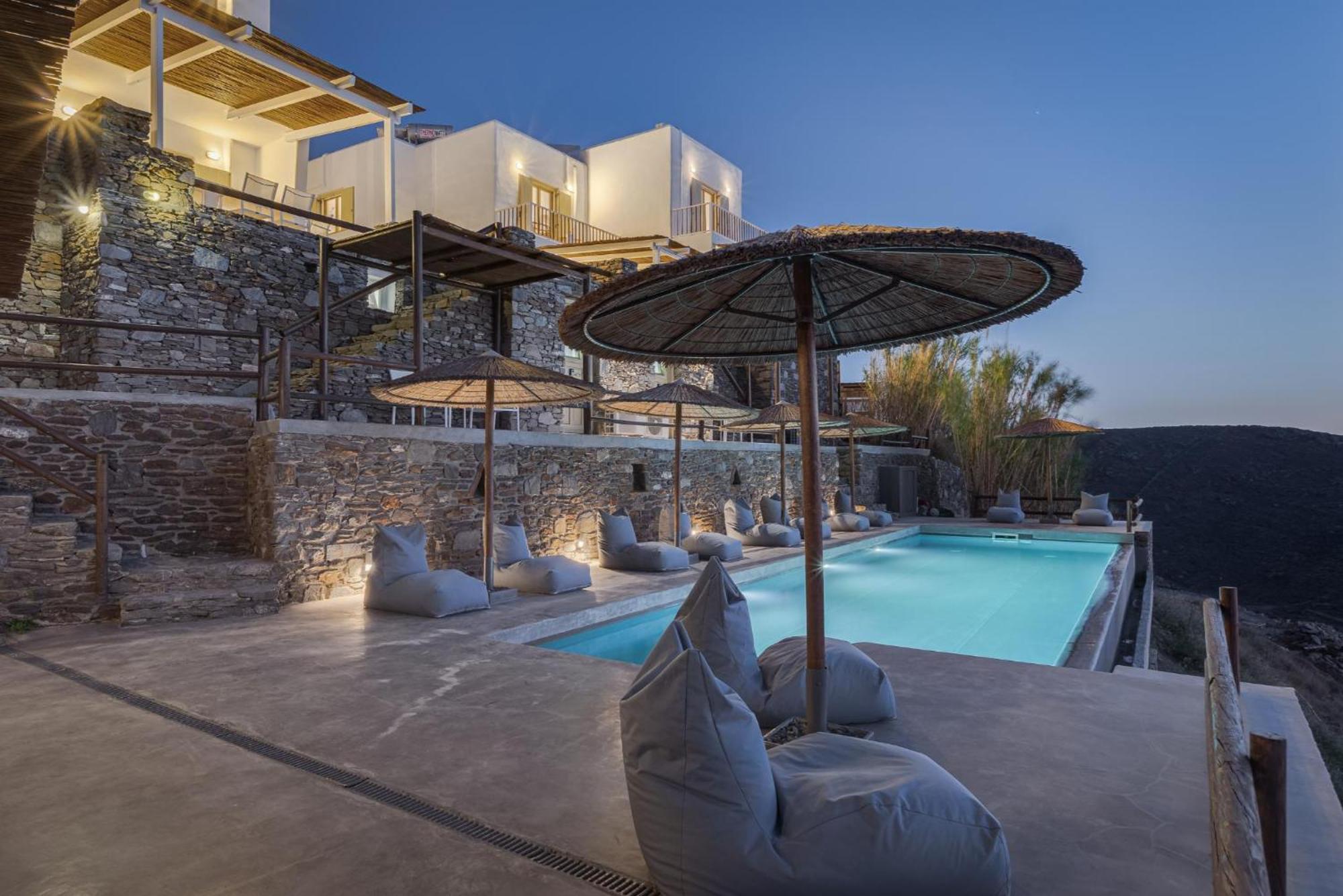 Kastella Sunset Villa Three Kythnos Exterior photo