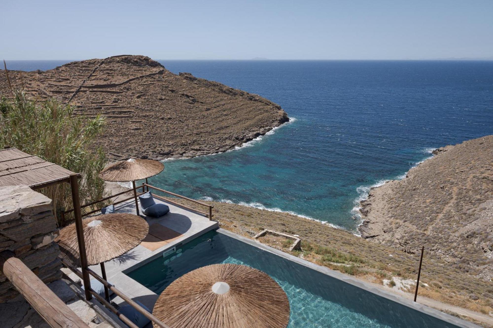 Kastella Sunset Villa Three Kythnos Exterior photo