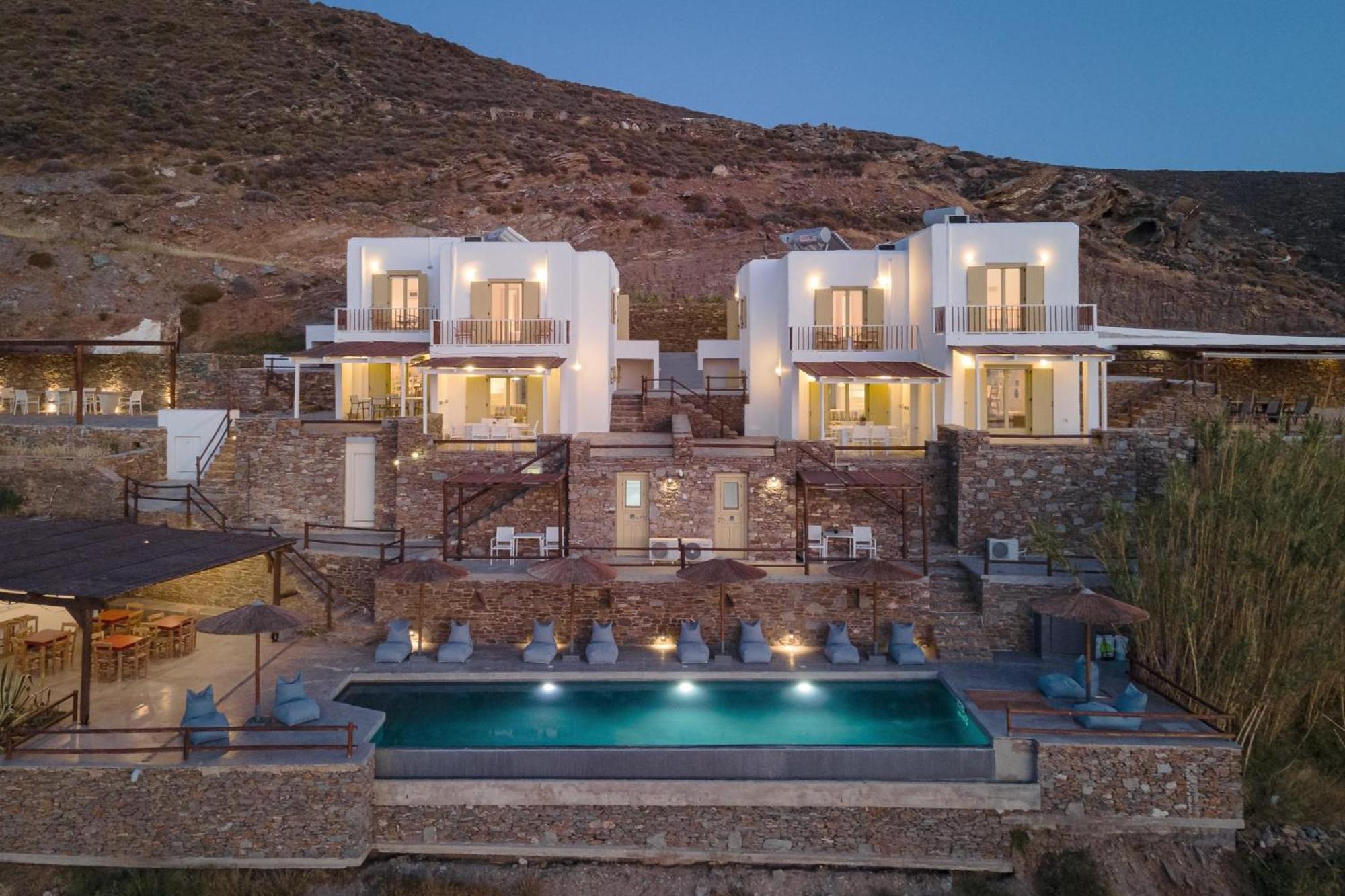 Kastella Sunset Villa Three Kythnos Exterior photo